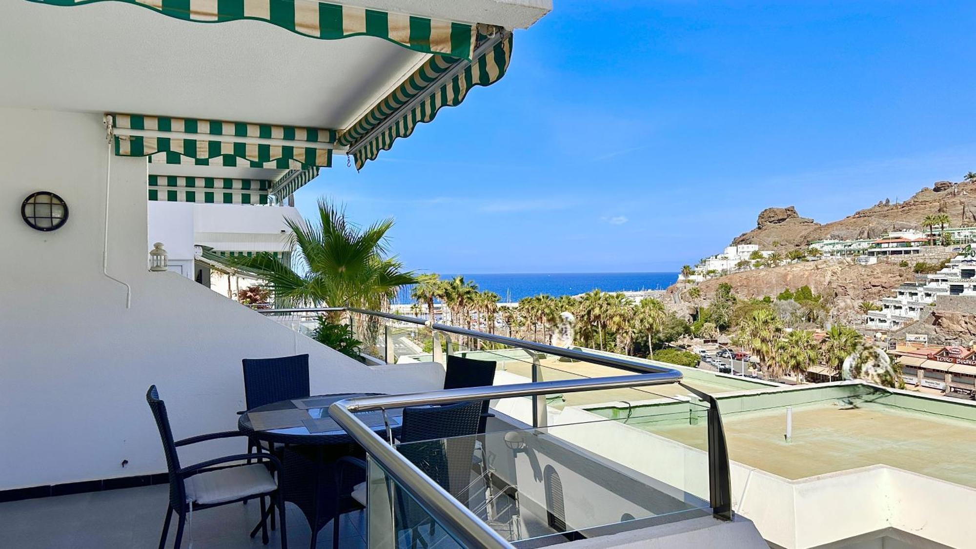 Ocean View Apartment And Heated Pool Puerto Rico (Gran Canaria) Exterior foto